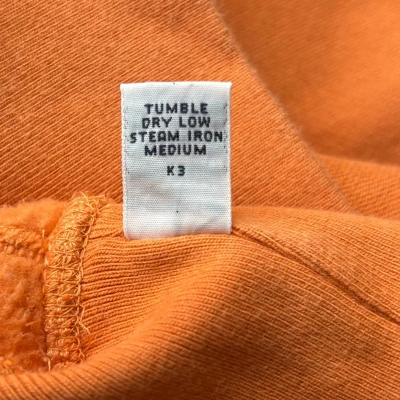 Polo Ralph Lauren Vintage 90’s orange crewneck cotton blend sweatshirtL